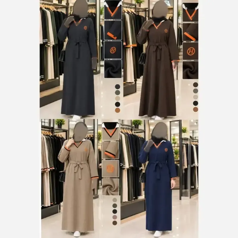 کفتان هرمس جنس اویشو پاییزی قد 130 فری سایز چهار رنگ